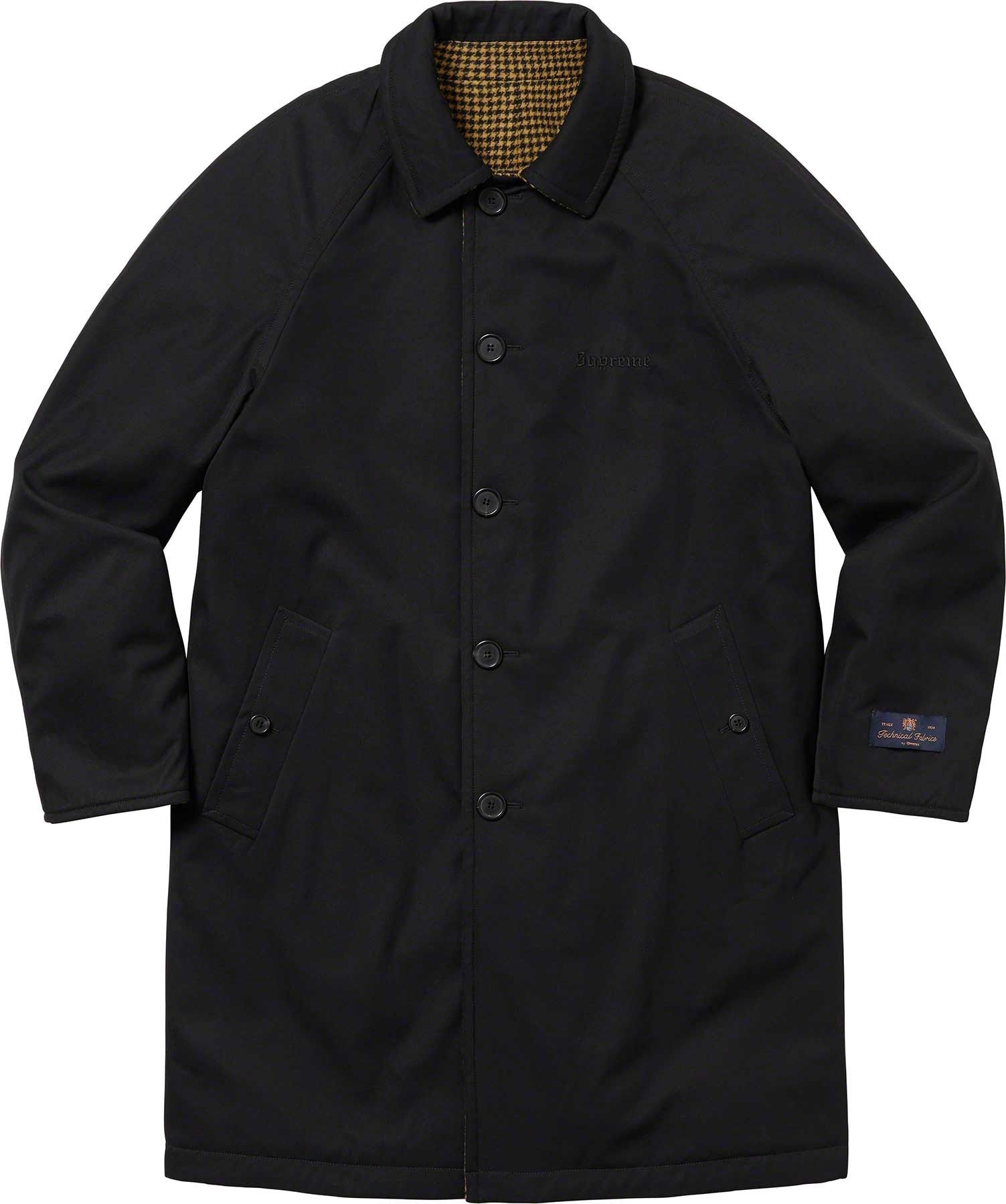 Reversible Houndstooth Overcoat view 2